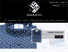 Tablet Screenshot of m0derno.com